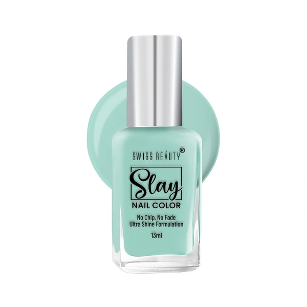 Swiss Beauty Slay Nail Colour 13ml | Tea 43 | Ultra Shine Formulation