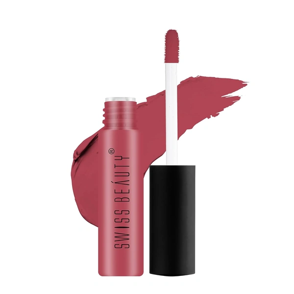Swiss Beauty Soft Matte Lip Cream 6ml | Crimson Red 27 | Soft Matte Finish