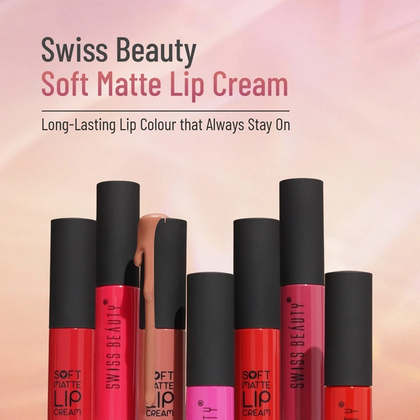 Swiss Beauty Soft Matte Lip Cream 6ml | Natural Tone 03 | Soft Matte Finish