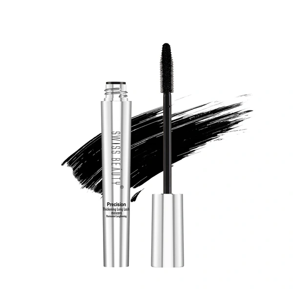 Swiss Beauty Waterproof Volume Mascara | Long-Lasting, Smudge-Proof Definition | Bold Lashes with All-Day Wear | Flake-Free Lashes | Smudge Proof | 8.5ml