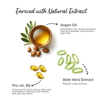 Tapveda Botox Hair Mask 1000ml | Hair Spa Treatment with Argan Oil, Aloe Vera & Pro-Vitamin B5 | Intense Repair, Smoothness & Silk Perfection