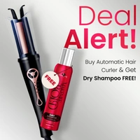 Make me Bold Urban Yog MakeMeeBold Automatic Hair Curler with Two-Way Rotation | 4 Heat Settings, Anti-Scald Design | Ceramic Barrel, Fast 10-15 Min Styling | Tangle-Free Curling Iron for Women