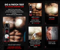 Urbangabru Casanova Men Hair Removal Spray 200ml | Fast 3-5 Min Painless Body Hair Removal | Suitable for Chest, Back, Legs & Underarms