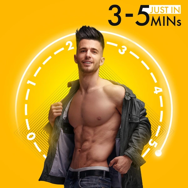 Urbangabru Hair Removal Spray 200ml | Painless Body Hair Removal for Men | Removes Hair in 3-5 Minutes | Suitable for Chest, Back, Legs & Underarms