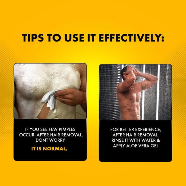 Urbangabru Hair Removal Spray 200ml | Painless Body Hair Removal for Men | Removes Hair in 3-5 Minutes | Suitable for Chest, Back, Legs & Underarms