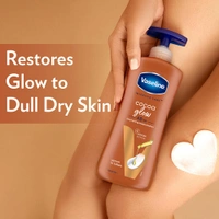 Vaseline Cocoa Glow Serum In Lotion 400ml with 100% Pure Cocoa & Shea Butter | Deep Moisturizing Serum Lotion for Glowing, Soft & Smooth Skin
