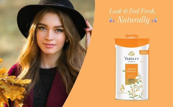 Yardley London Talcum Powder Sandal-Wood 250g | Perfumed