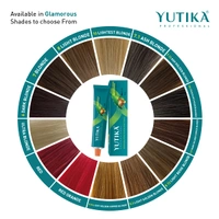 Yuthika Yutika Professional Creme Hair Color Tube 100gm Shade 10 Lightest Blonde Permanent Hair Dye for Grey Coverage Long Lasting Color Rich Shine Smooth Salon Finish