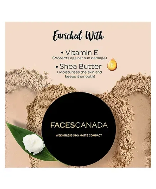 Faces Canada Weightless Stay Matte Compact Natural 02 - 9 gm