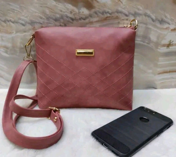 Best quality plain sling bag - Fuchsia Pink