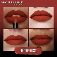 Maybelline New York Lipstick, Matte Finish, Bold Colour, Enriched With Jojoba Oil, Color Sensational Ultimattes, 899 More Rust, 1.7 g Visit the Maybelline Store