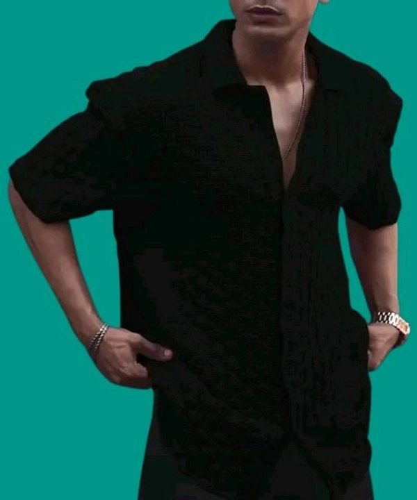 Korean High Quality Febric Tshirt Black - Black, XL