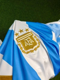 Kids Argentina Copa Home Jersey Set - 16-18