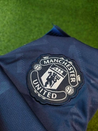 Manchester United Away Navy Blue Colour Jersey Set - S