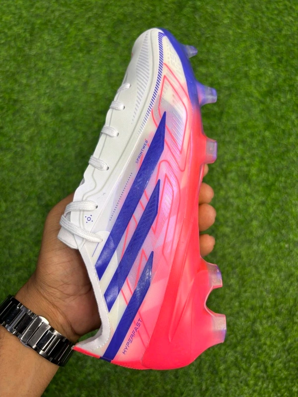 F50 Hyperfast Elite White Pink FG With Lace - 9.5