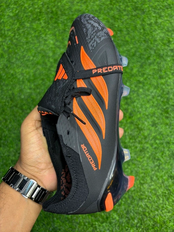 Predator Foldover Elite Black Orange Next-gen FG - 10.5