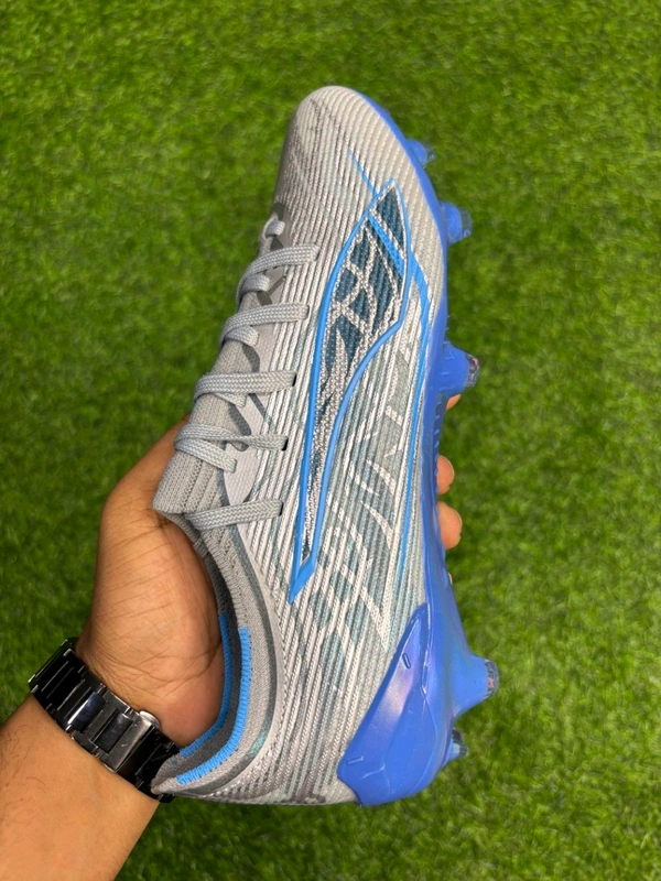 Ultra 5 Ultimate Silver Blue Colour Low-top FG With Lace - 9