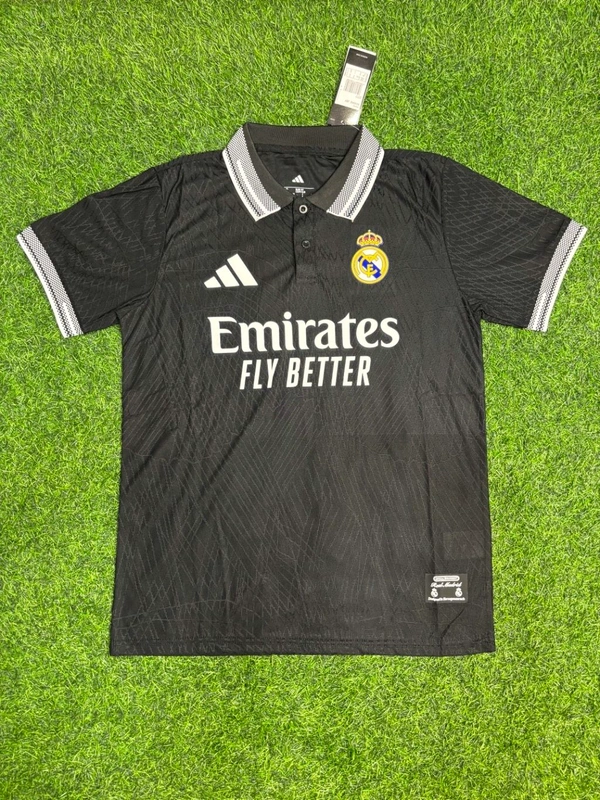 Madrid 26/27 Special Black Colour Polo Jersey Player Edition - XL