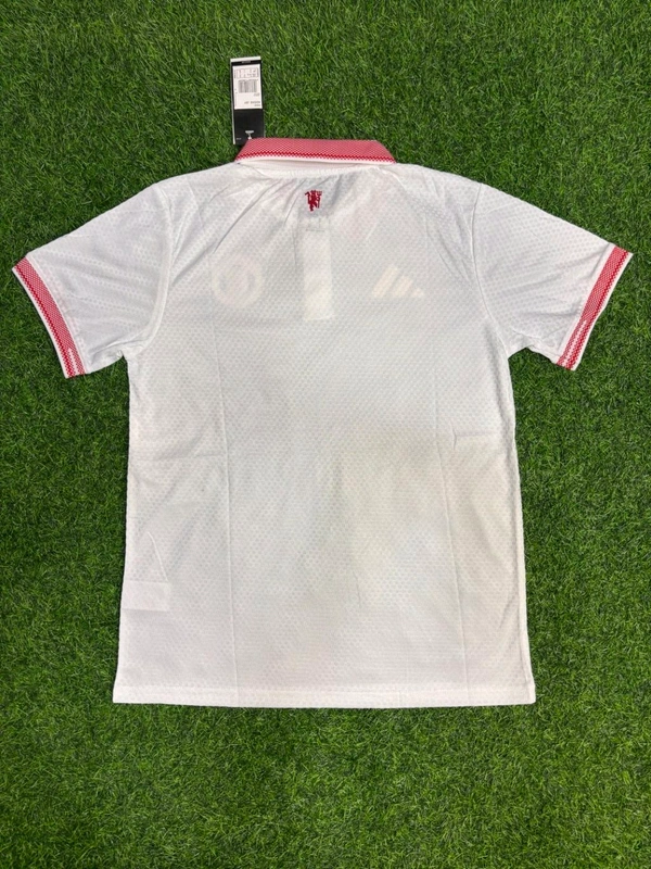 Manchester United 26/27 Special White Colour Polo Jersey Player Edition - XL