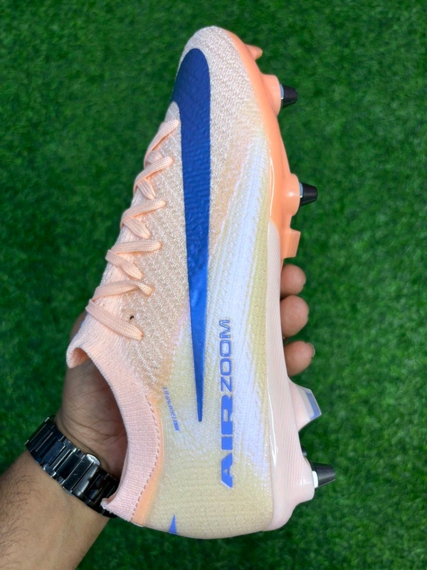 Mercurial Vapor 16 Elite Cream Colour Low-top SG (Metal Studs) - 6