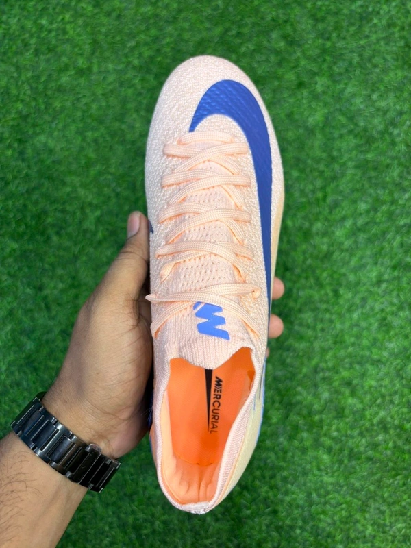 Mercurial Vapor 16 Elite Cream Colour Low-top SG (Metal Studs) - 9