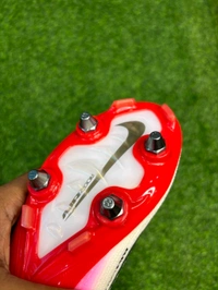 Mercurial Vapor 16 Elite White Red Low-top SG (Metal Studs) - 9