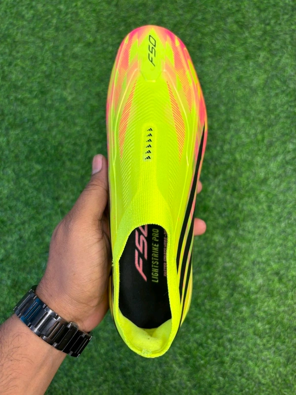 F50 Hyperfast Elite Yellow Colour FG Without Lace - 6.5