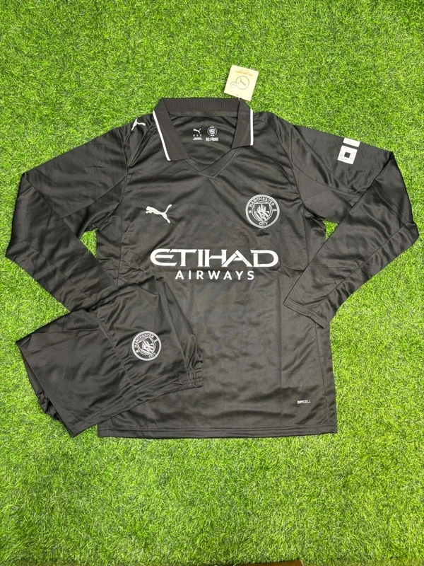 Manchester City 25/26 Away Kit Full Sleeve Fan Edition With Short - XL