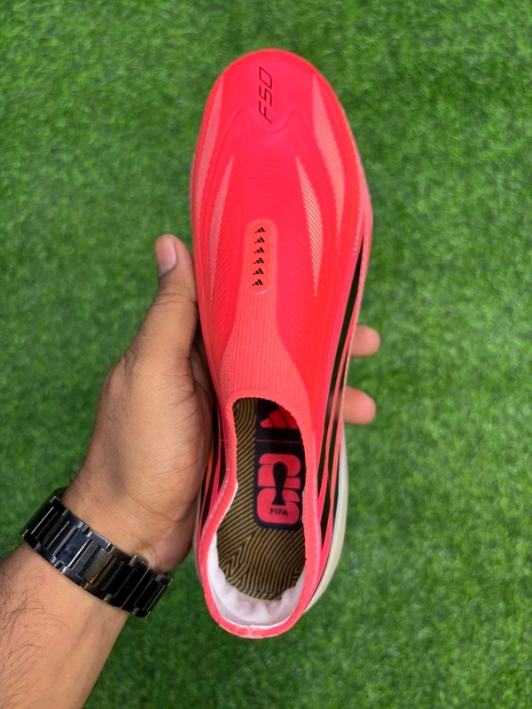 F50 Hyperfast Elite Red Colour FG Without Lace - 6