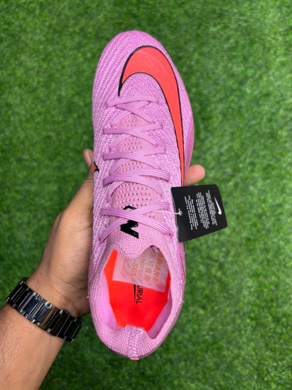 Mercurial Vapor 16 Elite Pink Low-top SG With Lace(Metal Studs) - 7.5