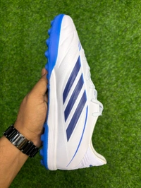 Copa Pure 4 Elite White Blue Turf/AG With Lace - 7.5