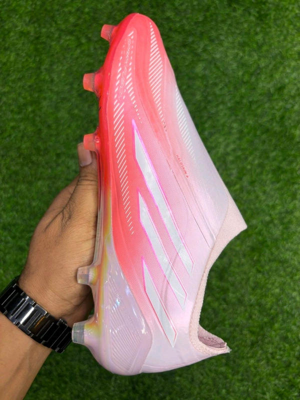 F50 Elite White Orange Low-top FG With Lace - 6.5