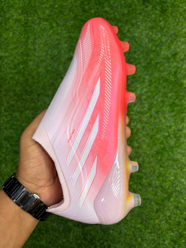 F50 Elite White Orange Low-top FG With Lace - 9