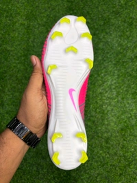 Mercurial Superfly V FG Pink/Wolf Grey Colour High-top With Lace - 7