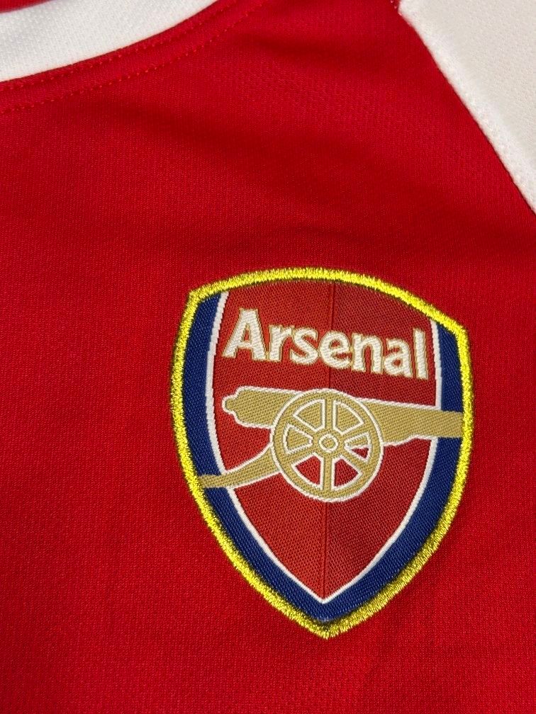 Retro Arsenal FC 2002-04 Iconic O2 Home Kit Half Sleeve