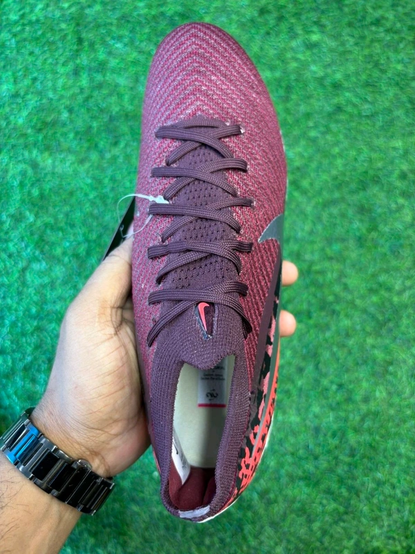 Mercurial Vapor 16 Maroon Low-top SG With Lace (Metal Studs) - 8.5