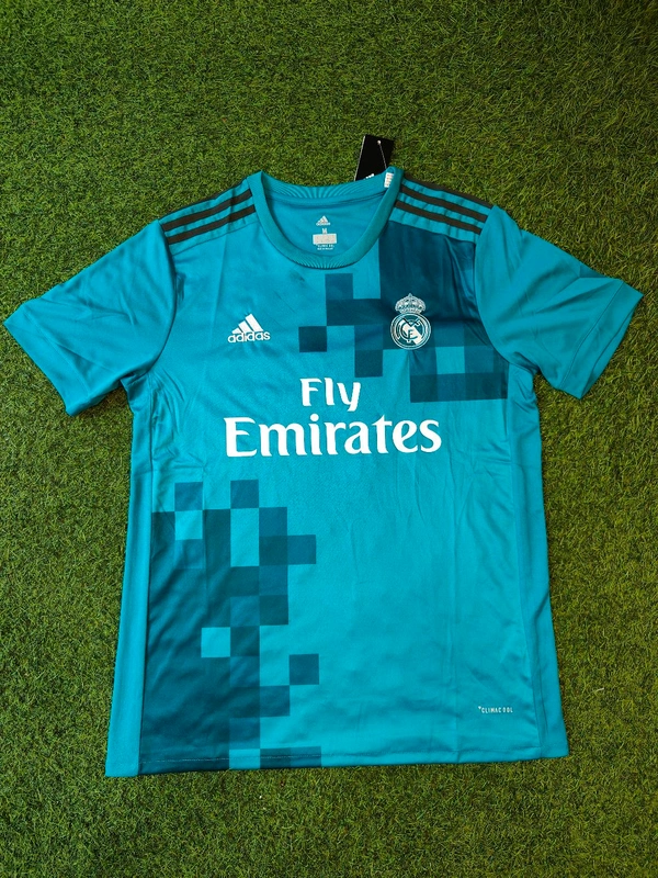 Retro Madrid 17/18 Bycycle Kick Half Sleeve Jersey - L