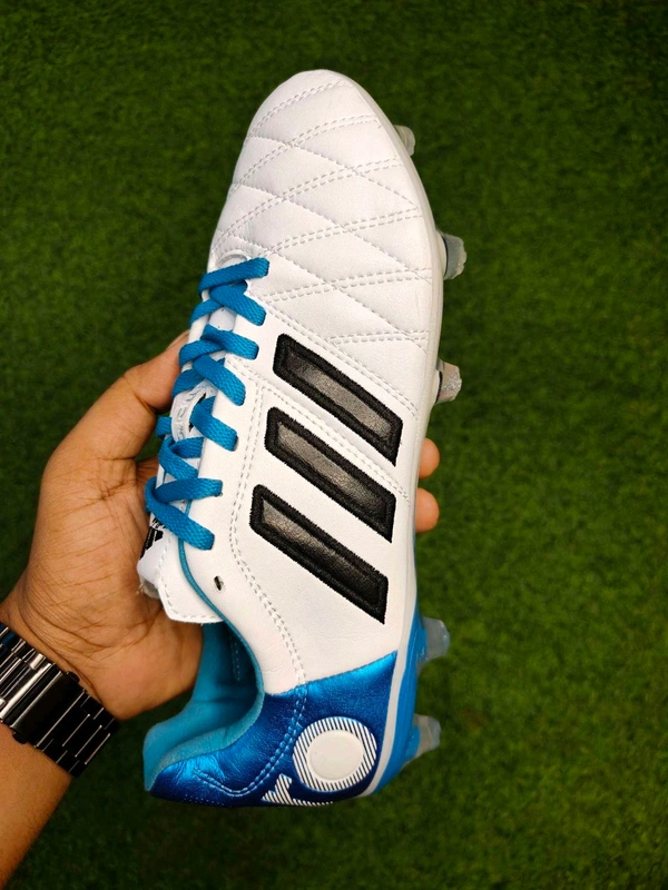 11 pro Kroos White Blue Colour FG With Lace - 9