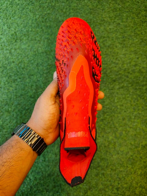 Predator Red Colour Without Less High Ankle - 7.5