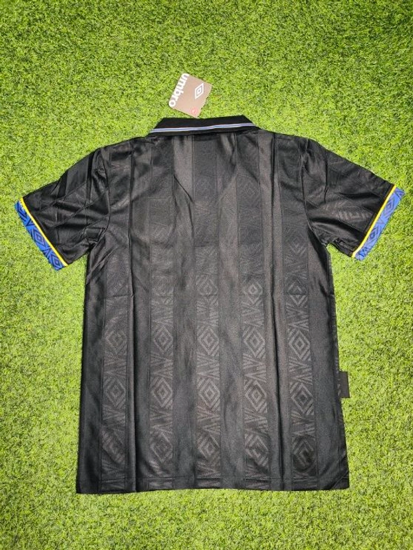 Retro Manchester United 1993-94 Away Black Jersey Half Sleeve - XL