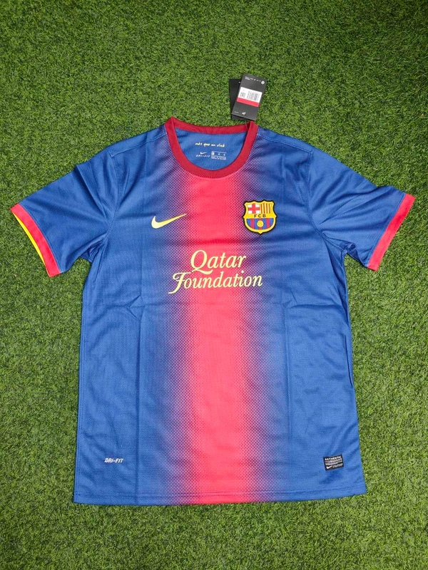 Retro Barcelona 2012-13 Home Half Sleeve - S