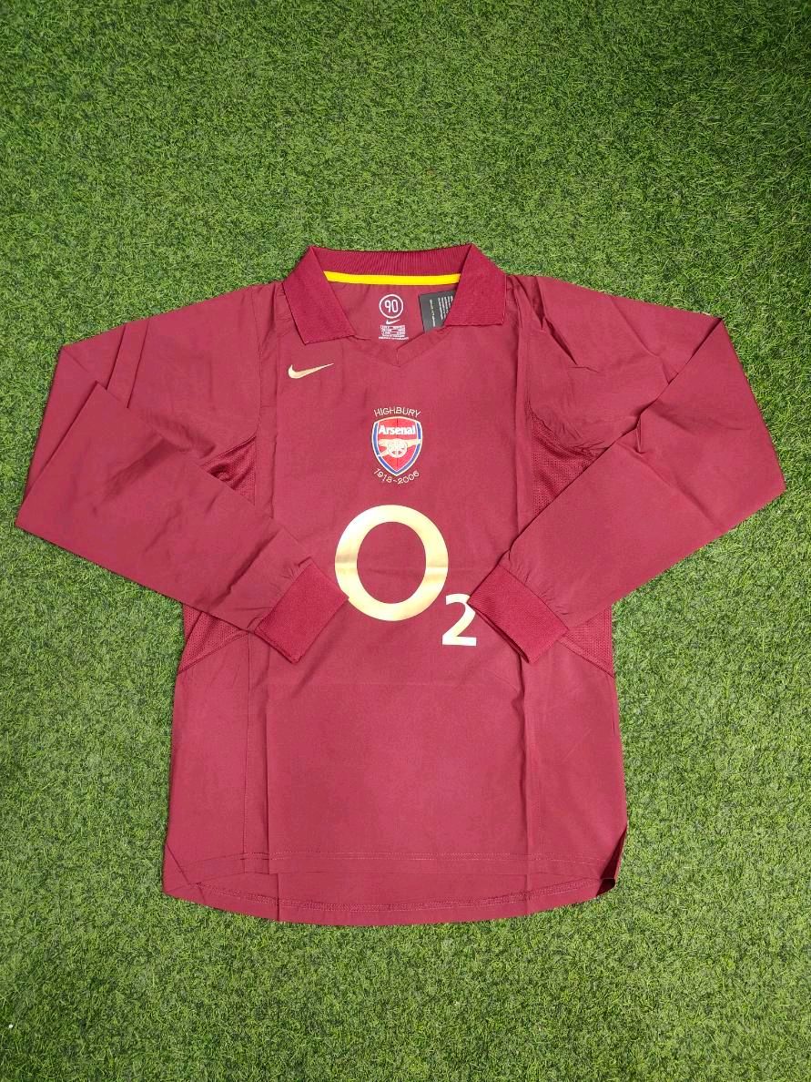 Retro Arsenal 2005-06 O2 Home Full Sleeve 激レア Nike Arsenal O2