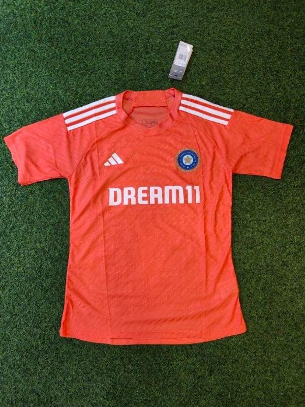 India Cricket Orange Practice Jersey Player Edition - M