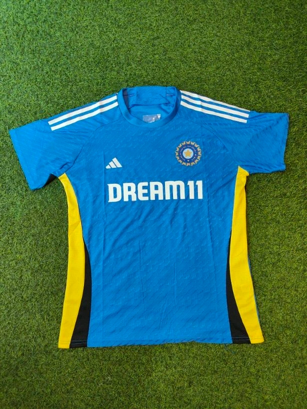 India Cricket Blue Practice Jersey Player Edition - XL