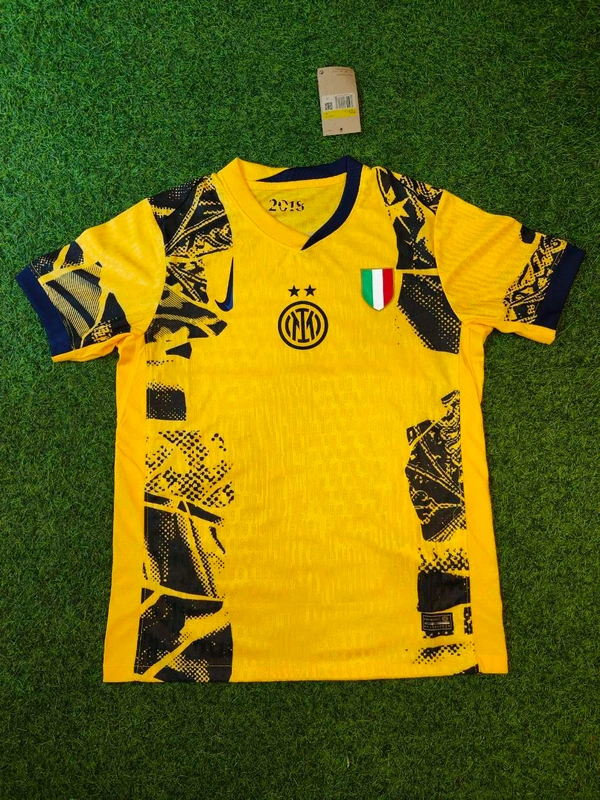 Inter Milan 3rd Kit Yellow Colour Player Edition 24/25 - XXL