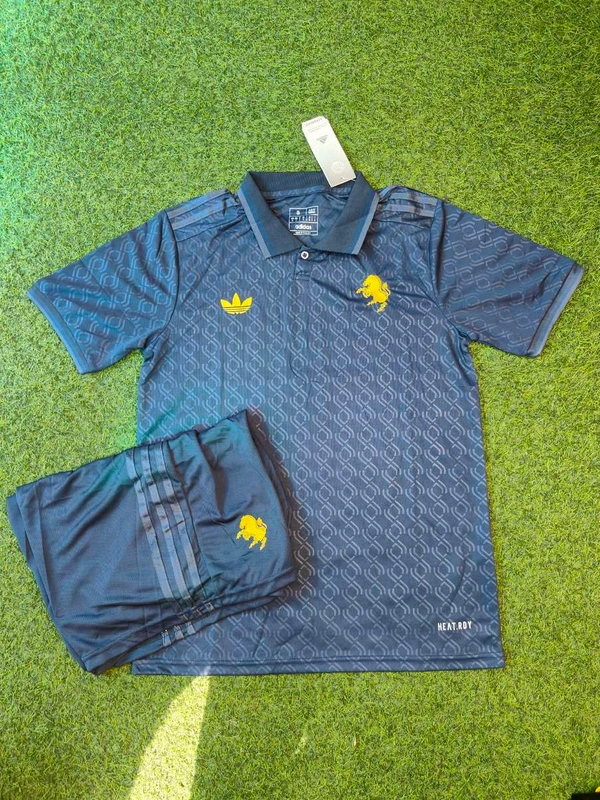 Juventus 3rd Kit Navy Blue Colour Fan Edition Set - S