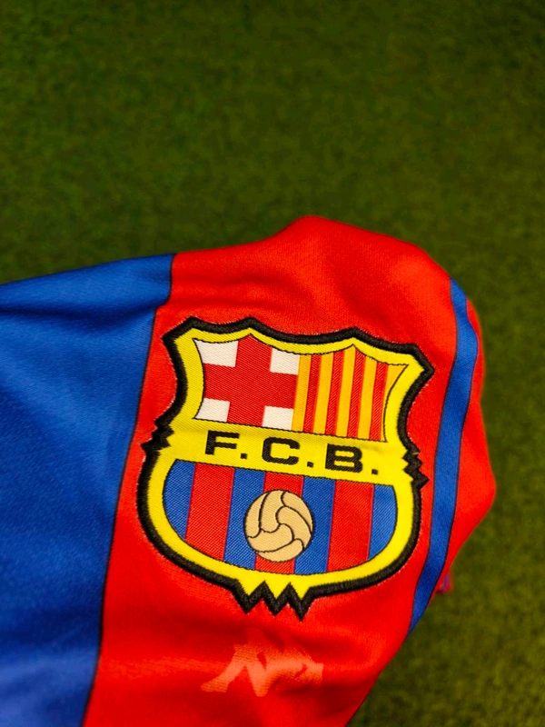 Retro Barcelona 1997-98 Home Jersey With Short - S