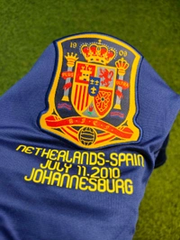 Retro Spain 2010 World Cup Final Jersey - XL