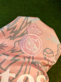Madrid Pink Dragon Jersey With Short - L