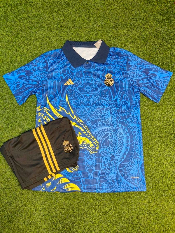 Madrid 24/25 Blue Dragon Kit Jersey With Short - M